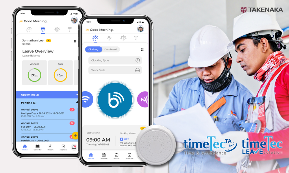 Takenaka (Malaysia) Sdn Bhd Subscribes to TimeTec TA & TimeTec Leave for Better Workforce Management